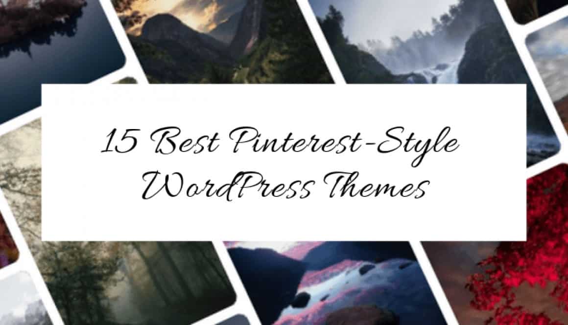 Pinterest-Style WordPress Themes