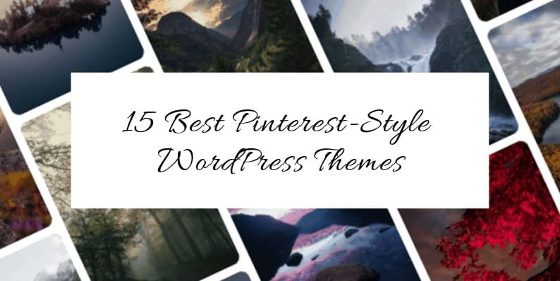 Pinterest-Style WordPress Themes