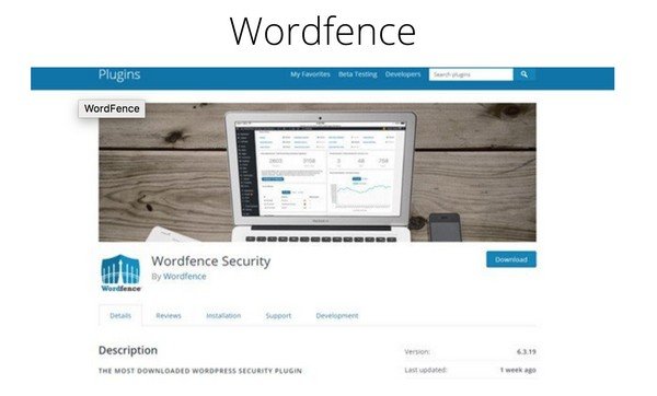 Install a WordPress security plugin such as Wordfence to keep your site secure.