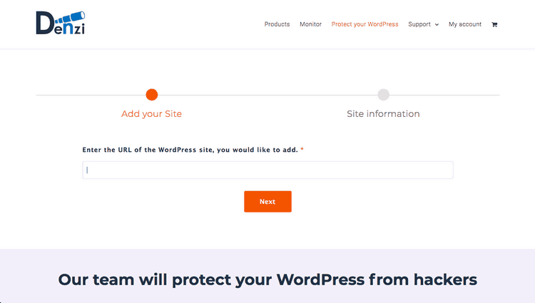 Add the URL of Your WordPress Website.