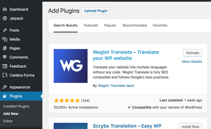 weglot language switcher