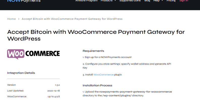 NOWPayments WooCommerce Plugin
