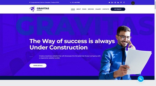 Gravitas Business Website Design