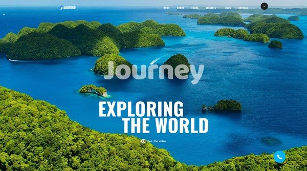 Journeo Travel Website Design