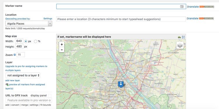 You can manage markers independently with Leaflet Maps Marker.