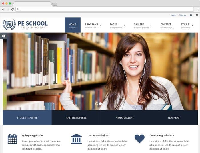 School WCAG is a multipurpose WordPress theme that follows WCAG and ADA standards.