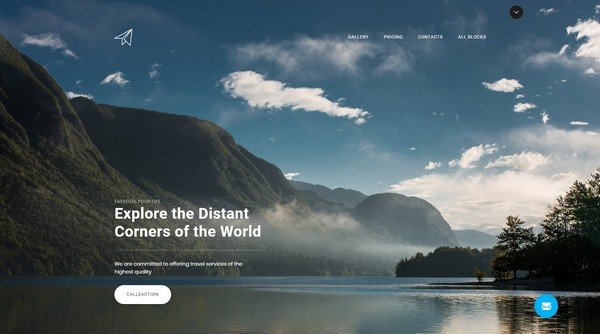 Skyline Travel Agency Landing Page