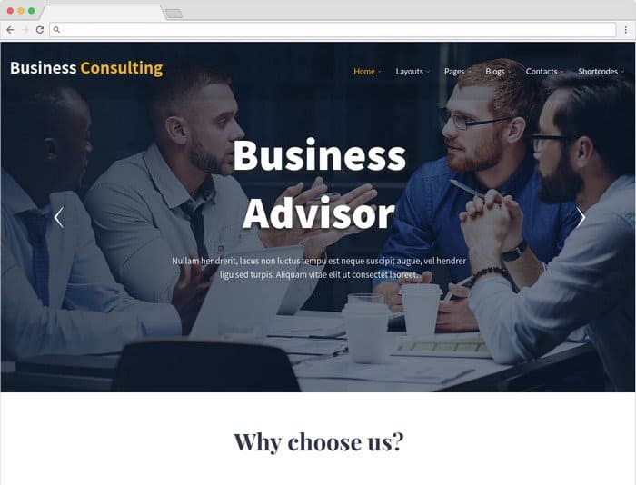 Business Consulting is a modern and trendy WordPress theme.