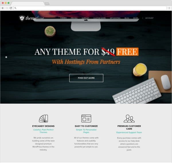 ThemeFuse offering more than 50 professional WordPress themes.