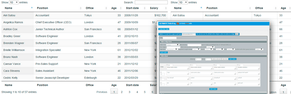 Ultimate Tables is a free table plugin.