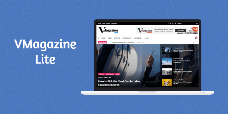 VMagazine Lite - A Free Multi Layout News Magazine WordPress Theme
