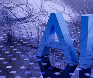 a computer generated image of the letter a ai code optimization, data flow, neural network