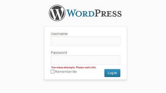 Limit the number a user has the right to attempt logging in your site.