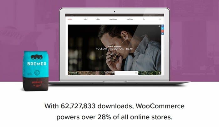 Get professional eCommerce through WooCommerce in WordPress.org.