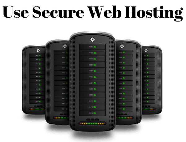 Choose the best hosting provider for your website.