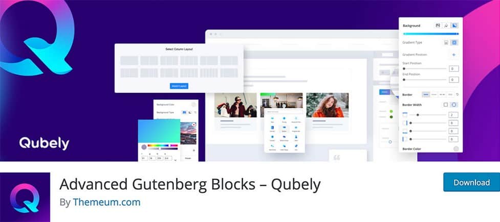 Qubely is another useful plugin on the list with quite many unique blocks at your disposal.