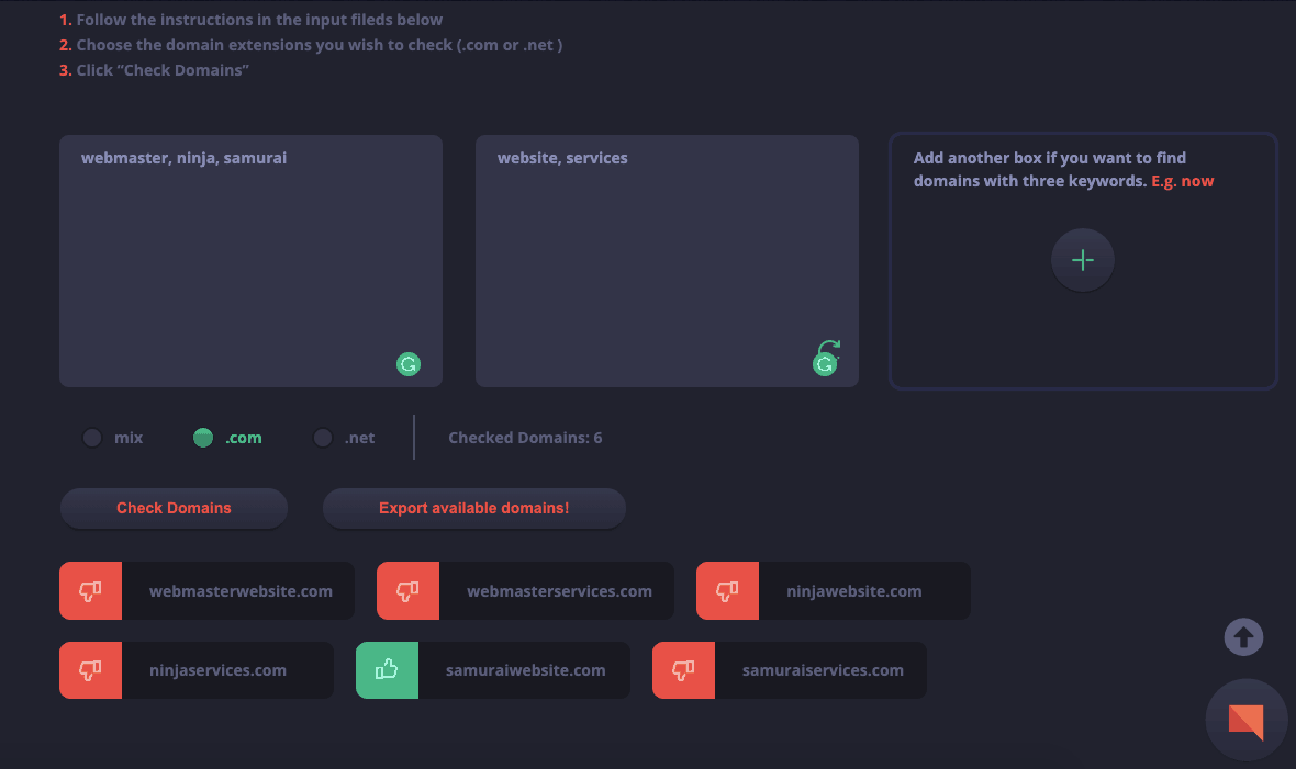 Domain Checker