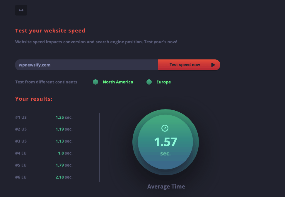 Speed Test