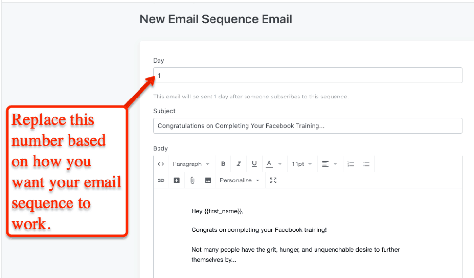 Email Sequence