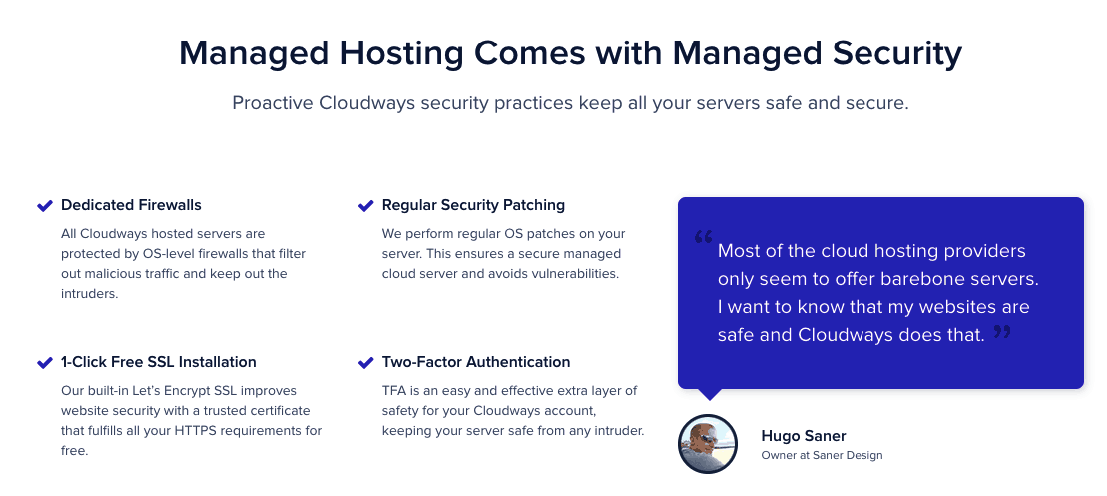 Security Cloudways