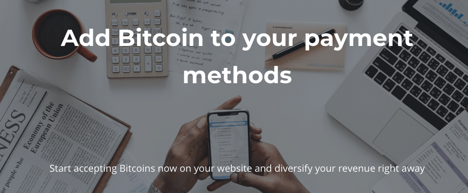 add bitcoin payment on website