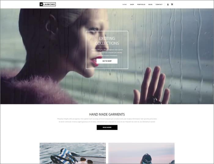 Blanche is a clean and professional WordPress theme from Viva Themes.