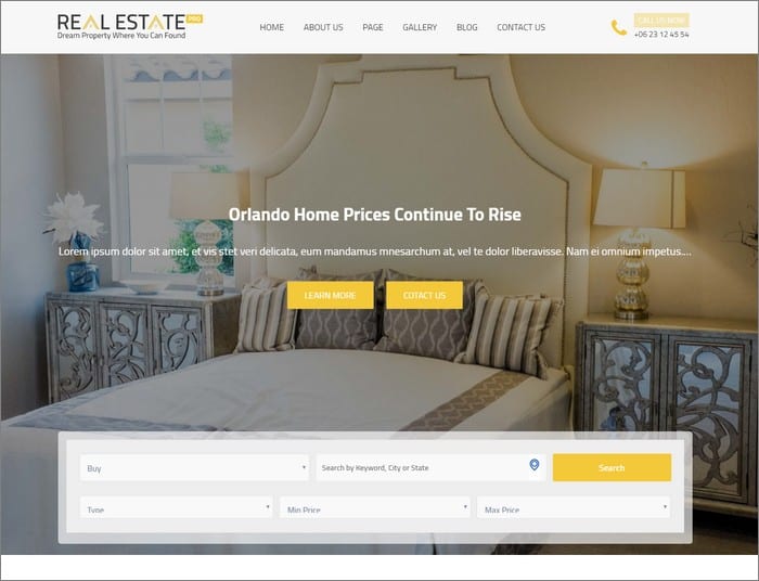 Theme 404 Q1. Real Estater is the perfect WordPress real estate theme that is sure to take your site to the next level.