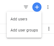 Add users/groups
