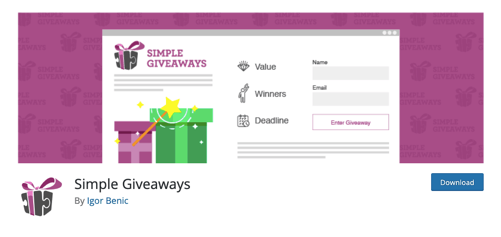 simple giveaways