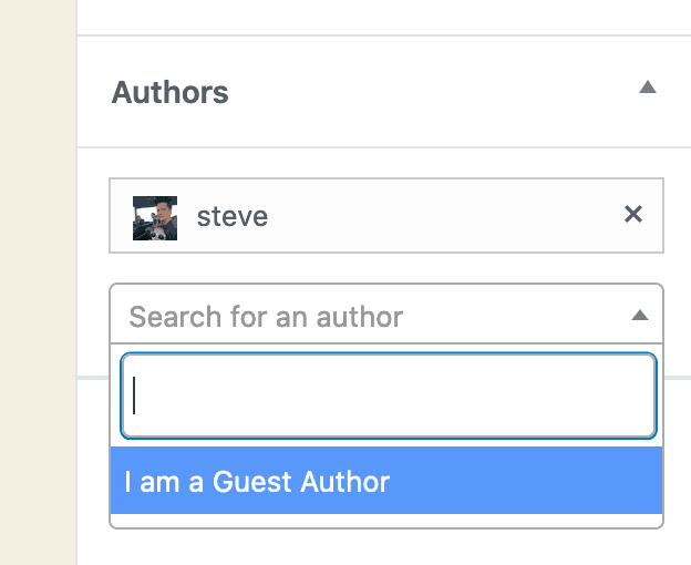 Remove Authors