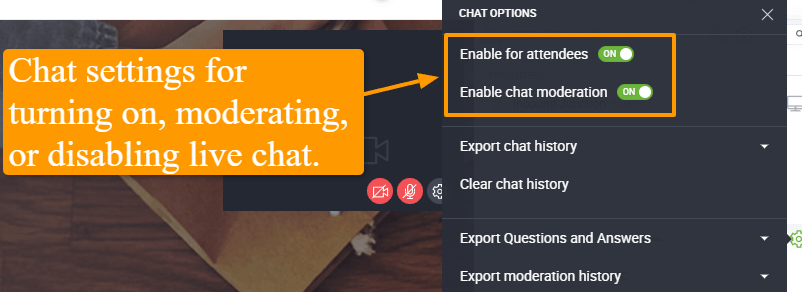 Chat Options