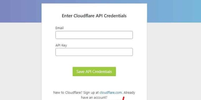 Cloudflare plugin login page Cloudflare plugin login page