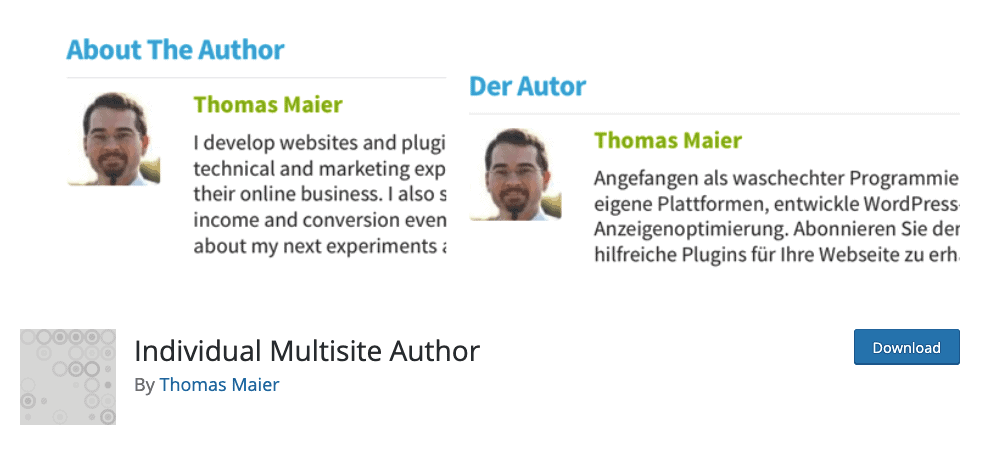 Individual Multisite Author