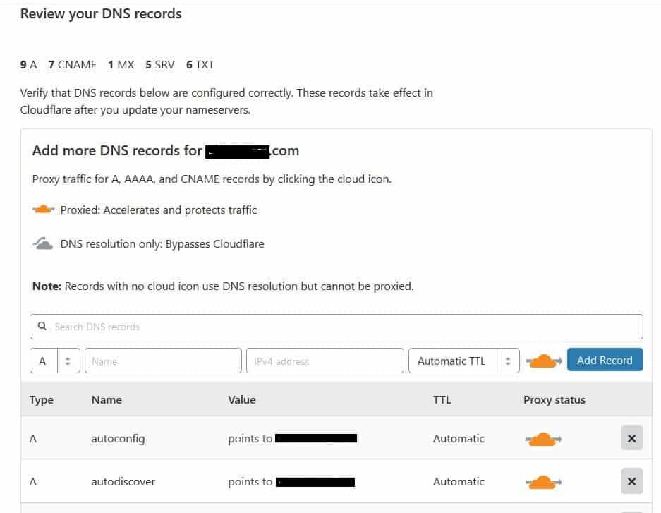 Review your DNS records