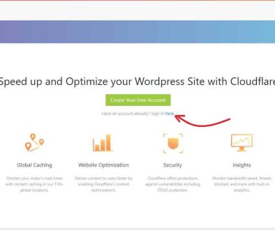 cloudflare WordPress Sign_in