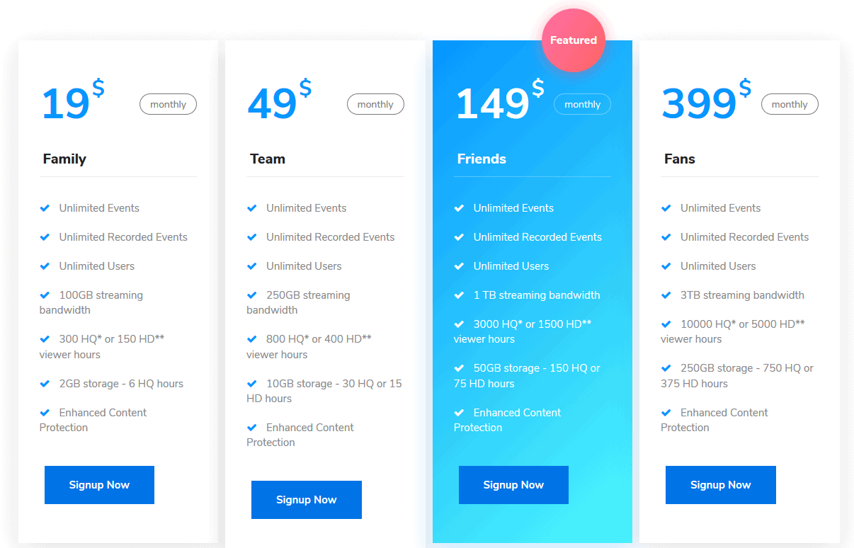 WP Stream pricing