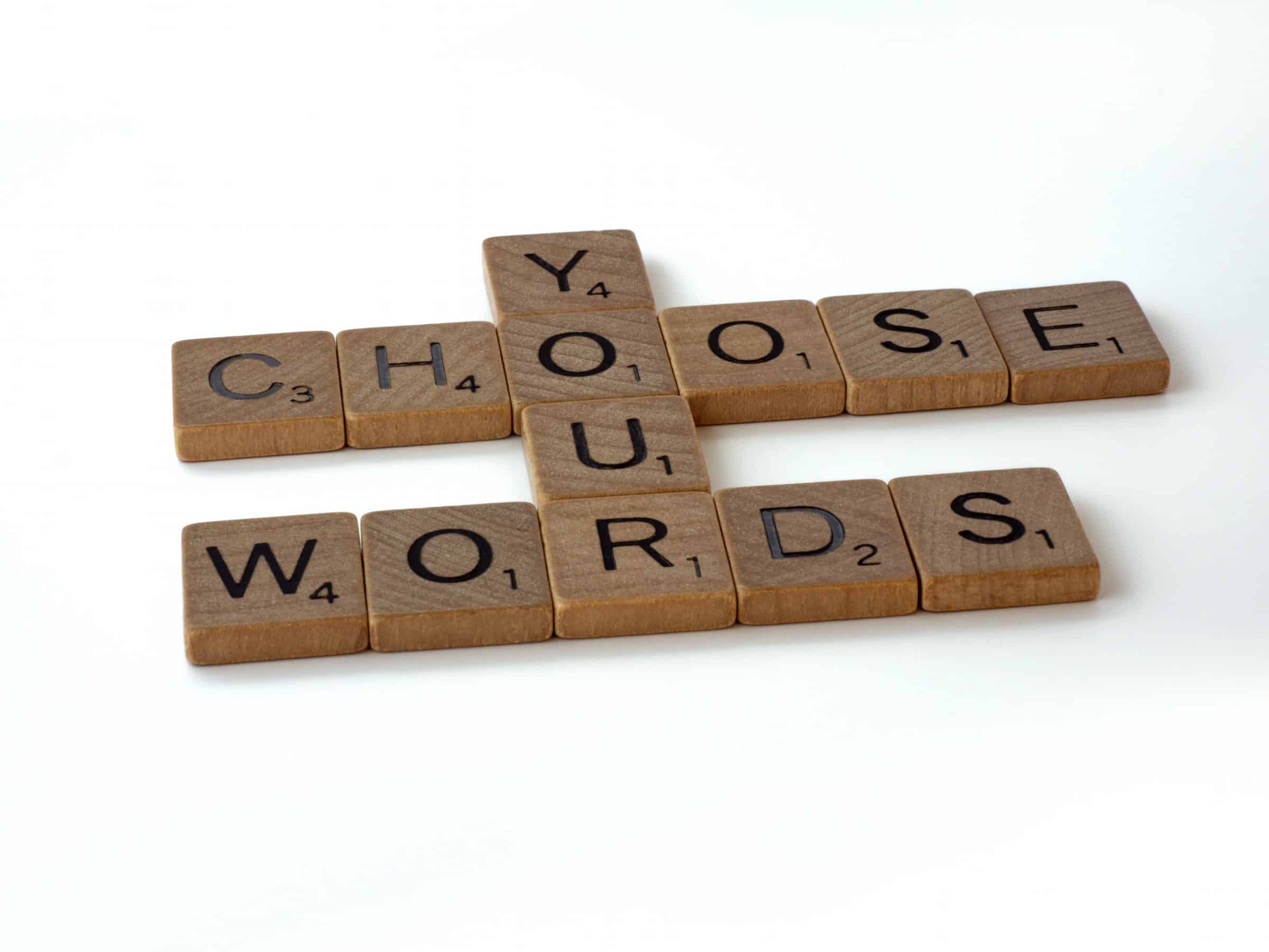 Choose your words in scrabble