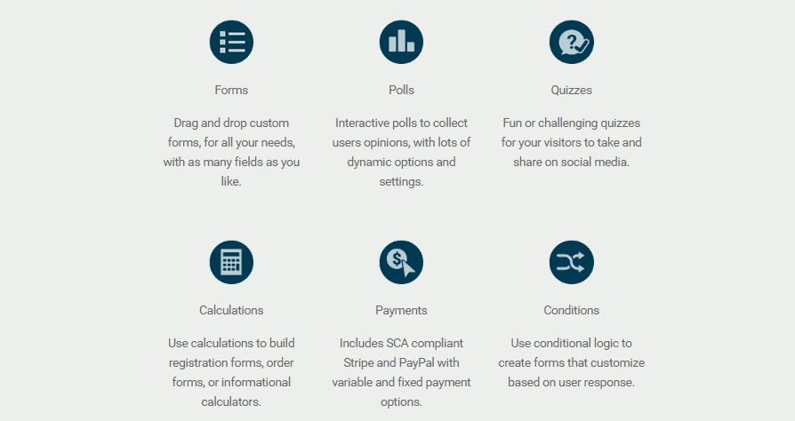 Forminator features overview