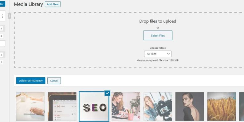 Drag and dropping files FileBird