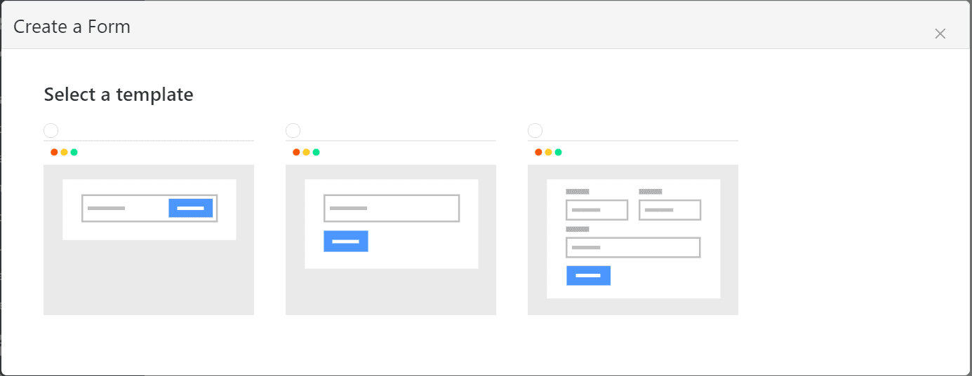 FluentCRM form creation