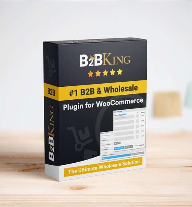 B2BKing for WooCommerce plugin box