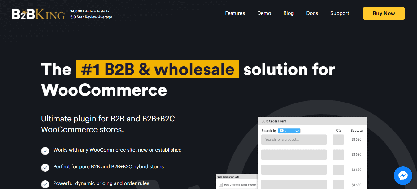 B2BKing for WooCommerce plugin