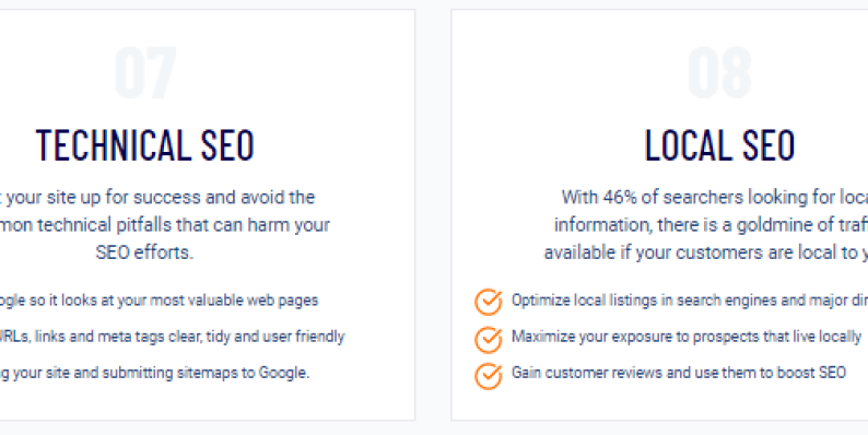 The SEO Checklist technical SEO and local SEO modules