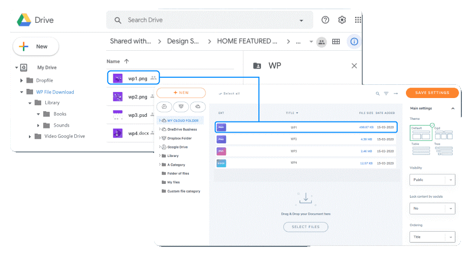 WP File Download cloud service integration