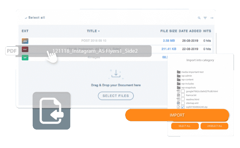 WP File Download import feature