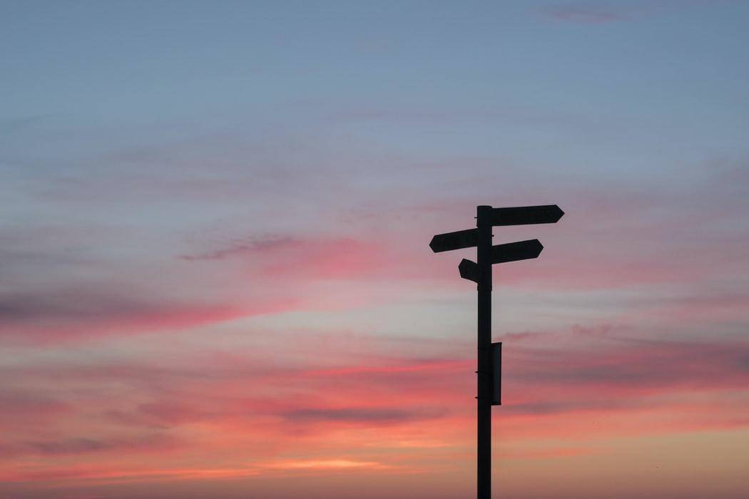 Crossroad sign