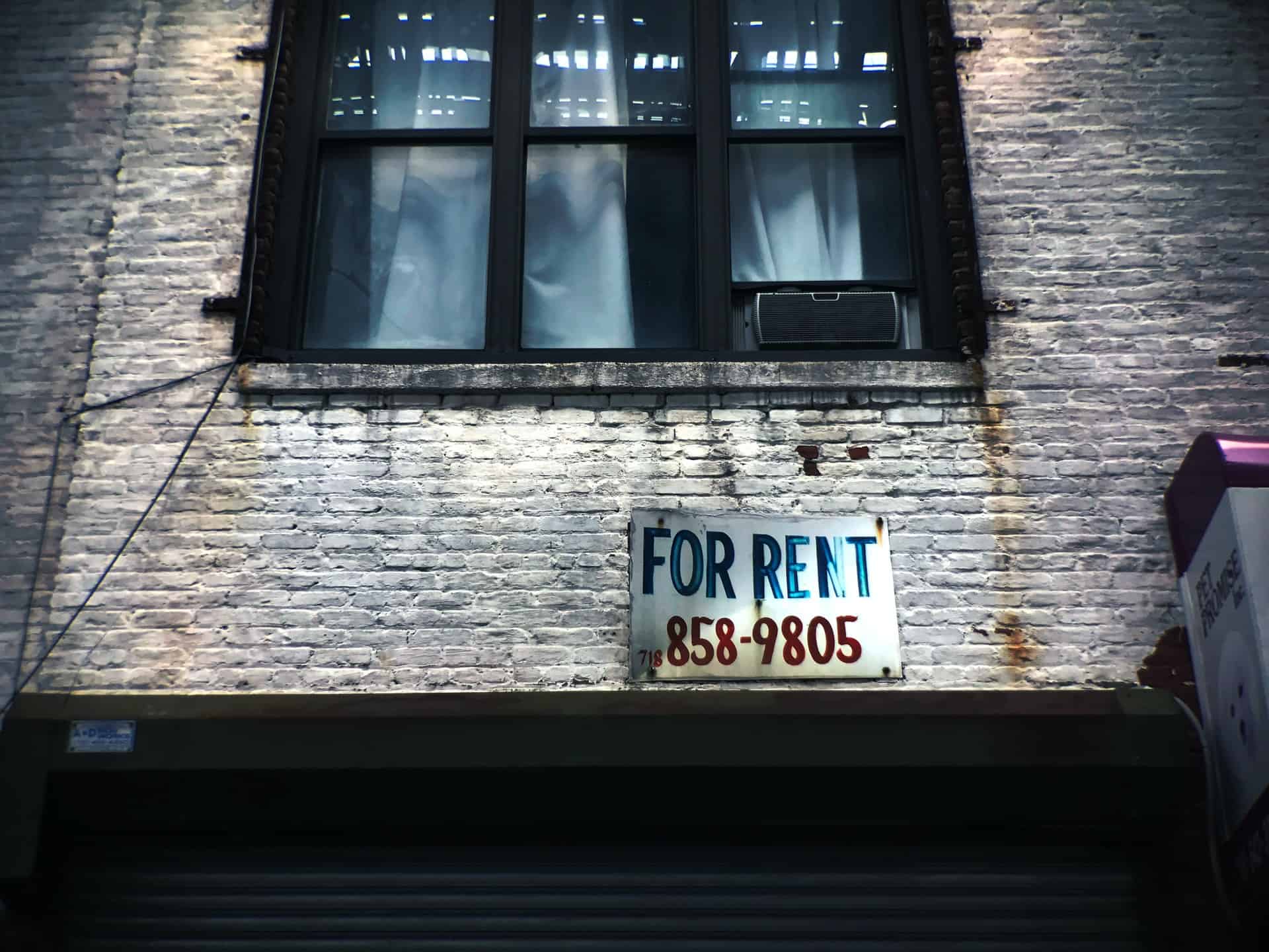 For Rent sign