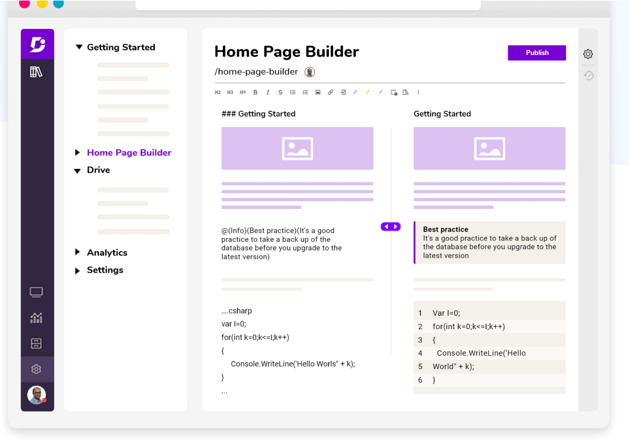 Knowledge Base Home Page Builder