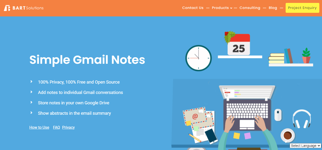 Simple Gmail Notes