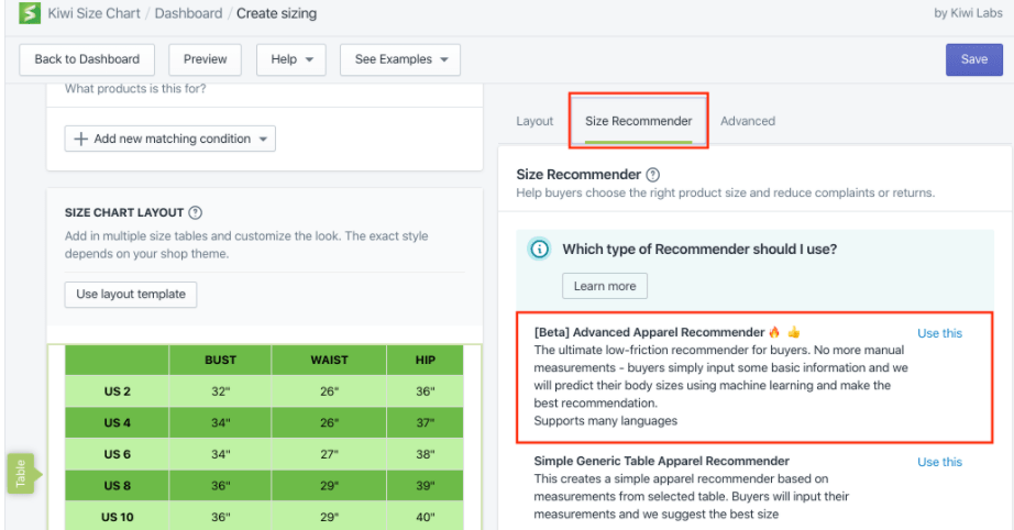 Kiwi Sizing for WooCommerce to Help Your Customers Purchase the